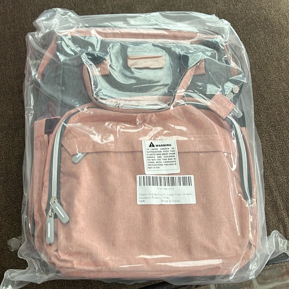 Oofoss Pink Diaper Bag - Picture 1 of 5